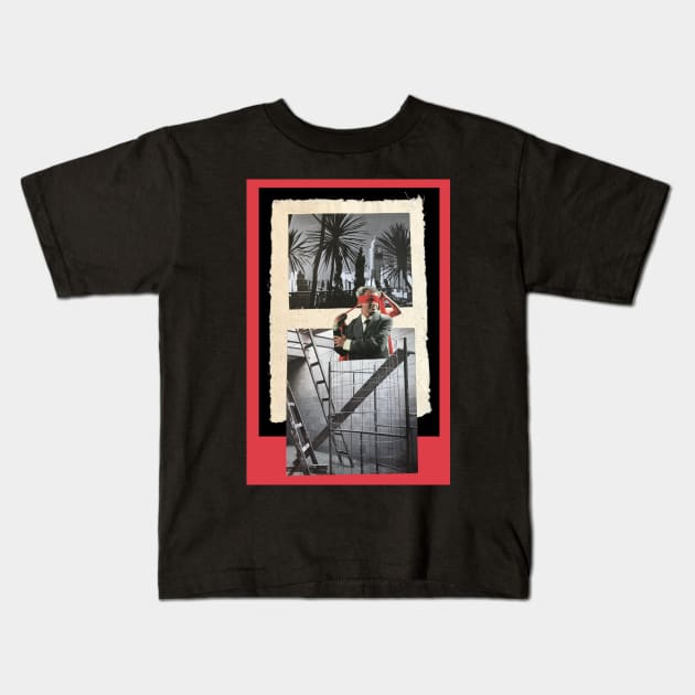 Blind trust collage Kids T-Shirt by MarisePix